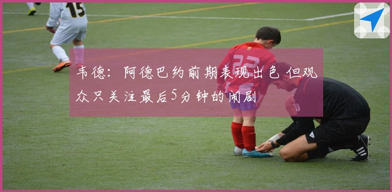 韦德：阿德巴约前期表现出色 但观众只关注最后5分钟的闹剧